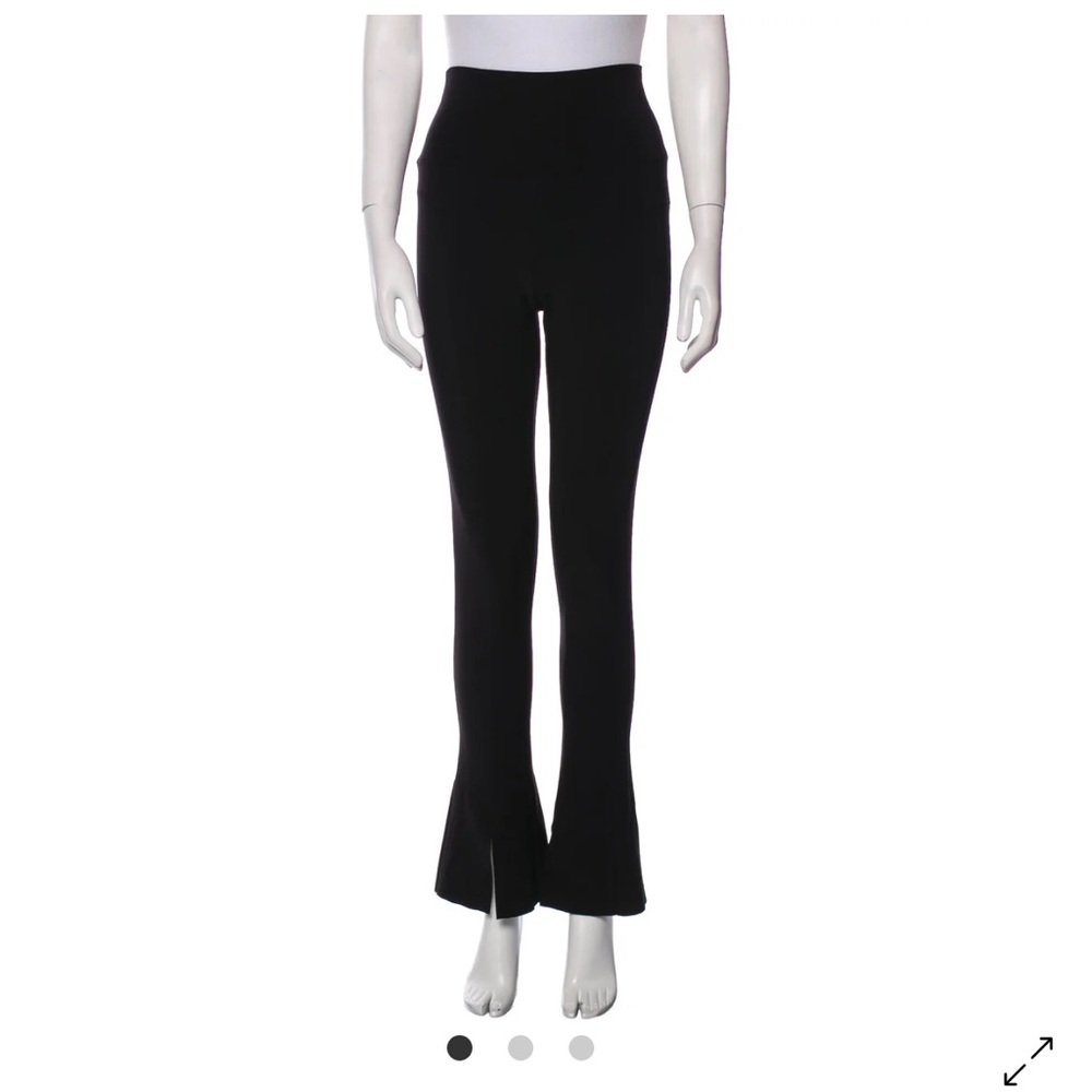 Norma Kamali Elegant Black Flare Pants